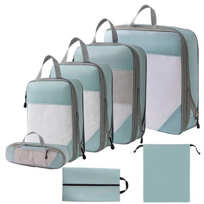 1 set Kompressionsförpackningskuber Kompressibel reseförpackningsorganisator för bärväska