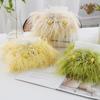 1Pc Polyester Fiber Plush Tissue Bag Table Napkin Boxes DIY with Little Hairpin Living Room Toilet Paper Cartoon Monster