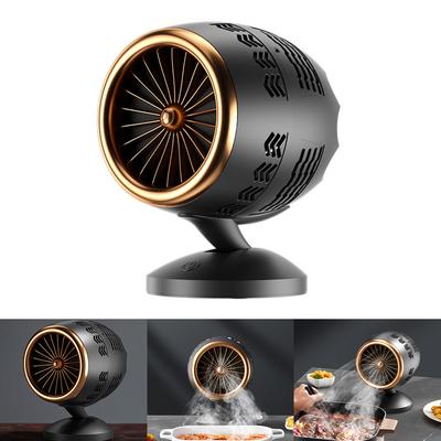 Tischhaube Geräuscharm Küchenabzugshaube Höhen- und Winkelverstellung Tragbare Mini-Kochhaube für BBQ Hot Pot