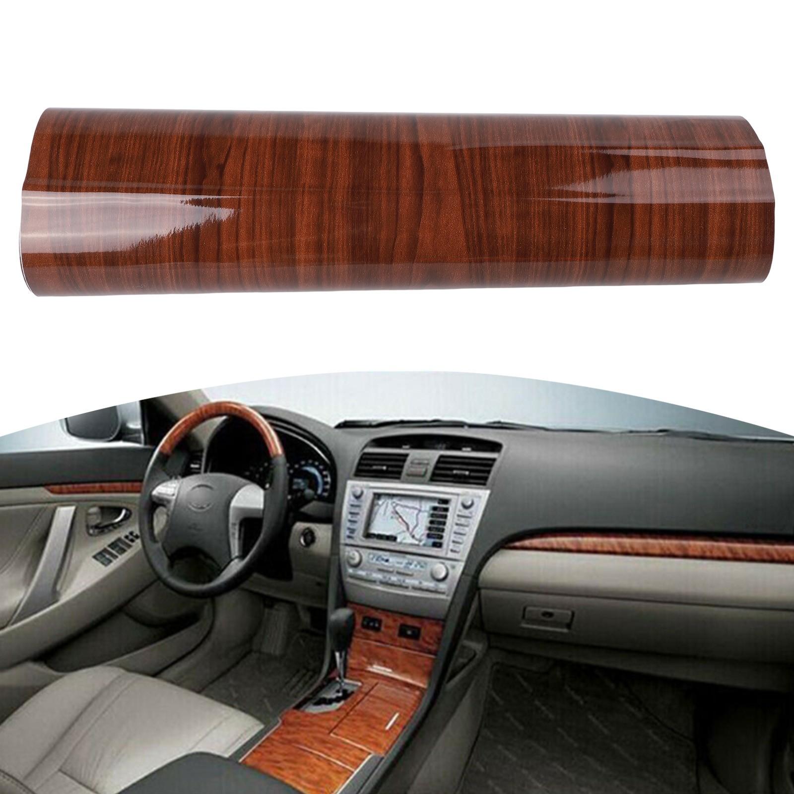 

Decal Wooden Film Accessories Parts Replacement 1pc Car