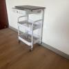 Multi-Functional Trolley with Wheels: Snack, Spice, and Side Storage Rack for Kitchen & Living Room