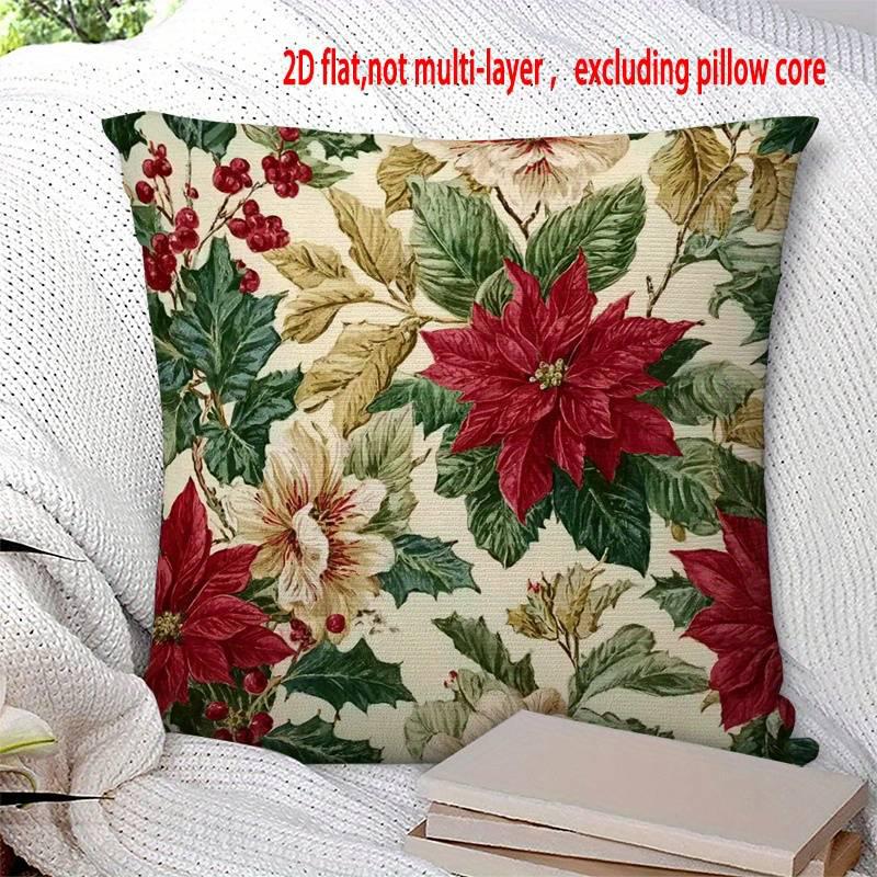 Floral Patterned Pillowcase for Home DecorSuitable for Sofa Car Bedroom Decorative Cushion Cover Pillow Cover