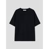 8SECONDS Half Milano Round Neck Short Sleeve Knit Navy (424751Ly2R)