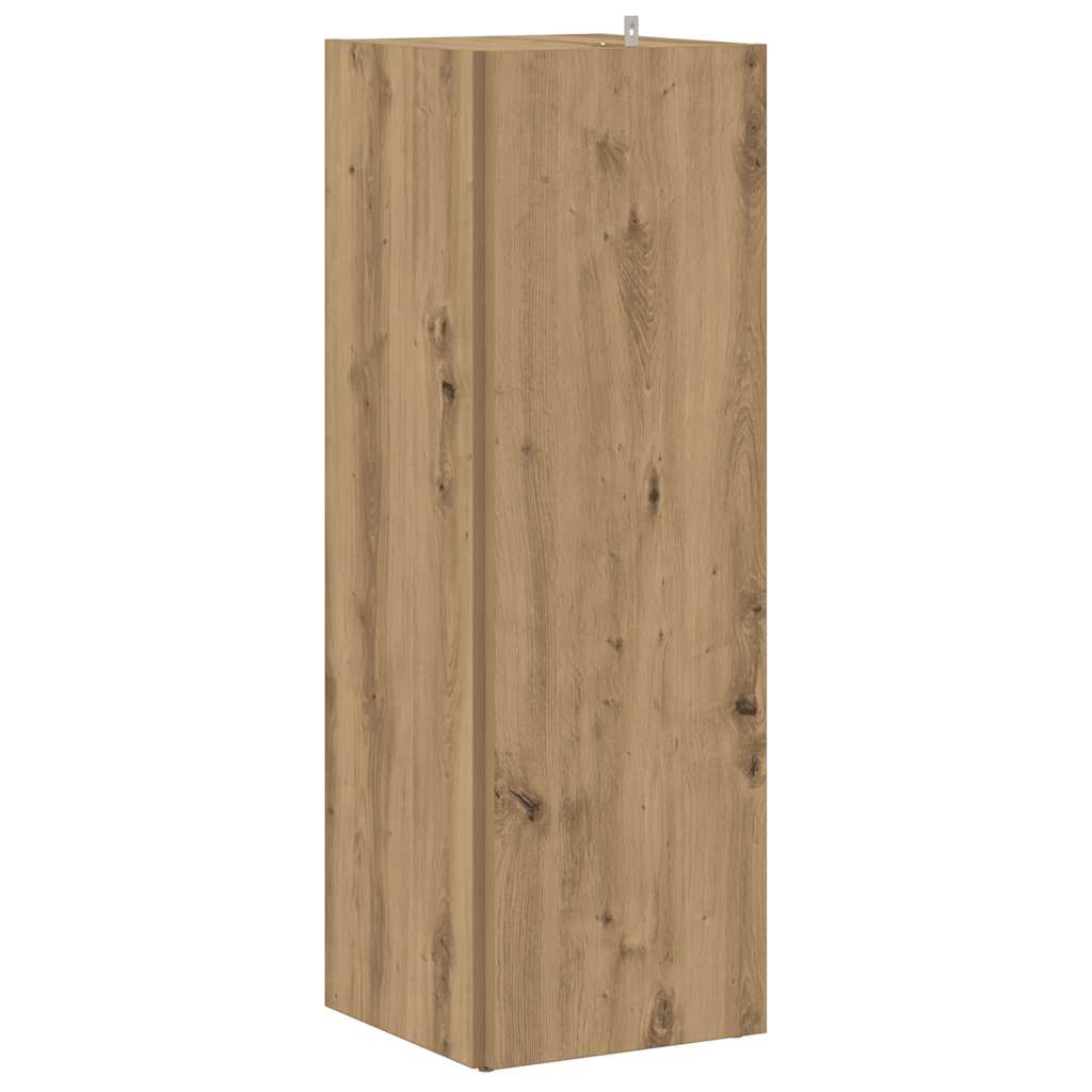 Corner Shelf Artisan Oak 33 X 33 X 100 Cm Particleboard