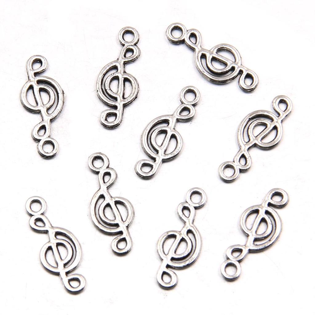Retro Multi-Instrument Antique Silver Pendant Handmade Necklace Bracelet – Creative Accessories Boutique