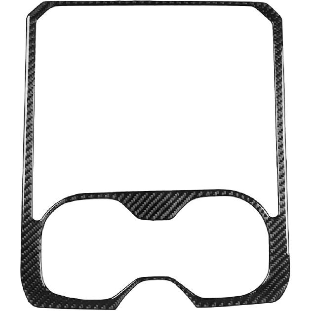 4pcs Carbon Fiber Car Window Lift Switch Cover Stickers Compatible with Dodge RAM 1500/2500/3500 2019-2023 Crew Cab, Door Glass Control Panel Trim