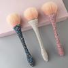 Luxuriöser Glitzergriff Nagelkunstpinsel Professionelle Maniküre Staubentfernungs-Make-up-Pinsel Wesentliches Nagelpflege-Zubehörwerkzeug