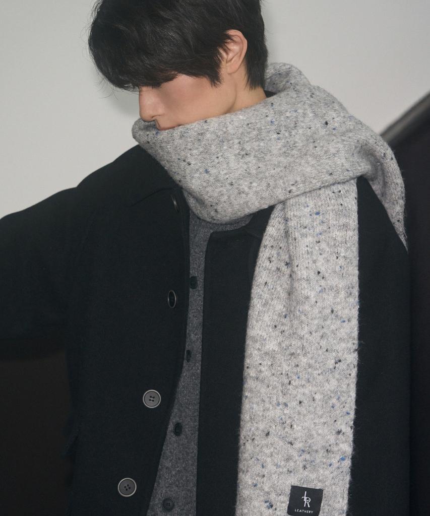 Ledeoli Soft Wool Muffler [Beige]