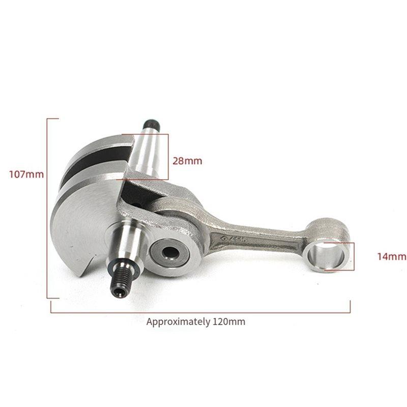 A25F-Crankshaft Connecting Rod Gaskets Set Oil Seal Bearing Assembly Kit For TS410 TS420 Cut Off Saw OEM 42380300400