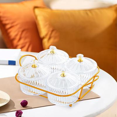 Compartment Serving Tray, Storage Box for Appetizers And Snacks
