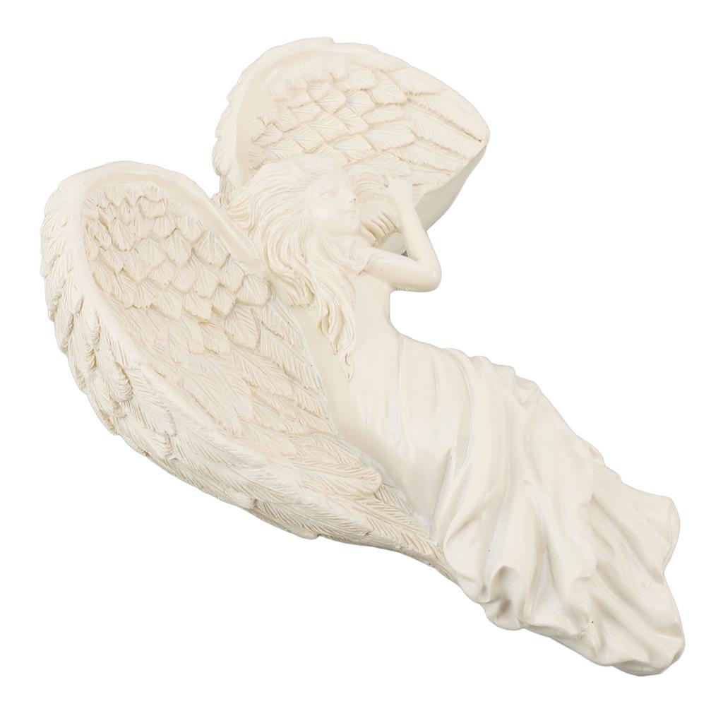 Door Frame Angel Decor Resin Right Angle Wall Sculpture Corner 3D Figurine for Living Room Bedroom