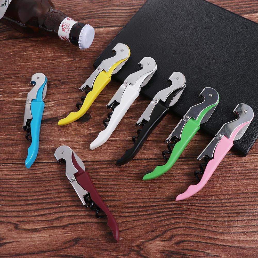 Multifunction Corkscrew Portable Beer Bottle Can Opener Bar Tool Wine Opener  Casual Gifts