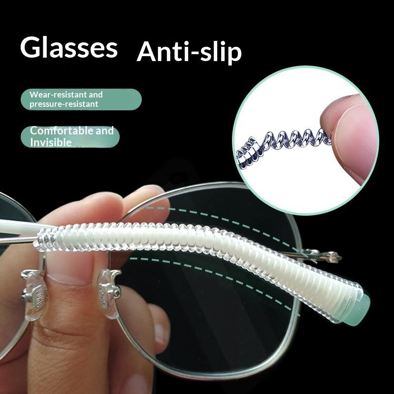 Soft Flexible Anti Slip Glasses Silicone Ear Hooks Non Slip Retainer Grips for Kids Sports School Play Eyeglasses