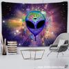 Trippy Alien By Brizbazaar Indian Tapestry Watercolor Wall Carpet Tapestry Watercolor Wall Carpet Novelty Art Decor Funny Blanke