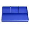 RC Repair Screw Tray 4 Grids Aluminum Alloy Screw Tray with Magnetic Pad for 1/10 1/8 RC Car RC Airplanes