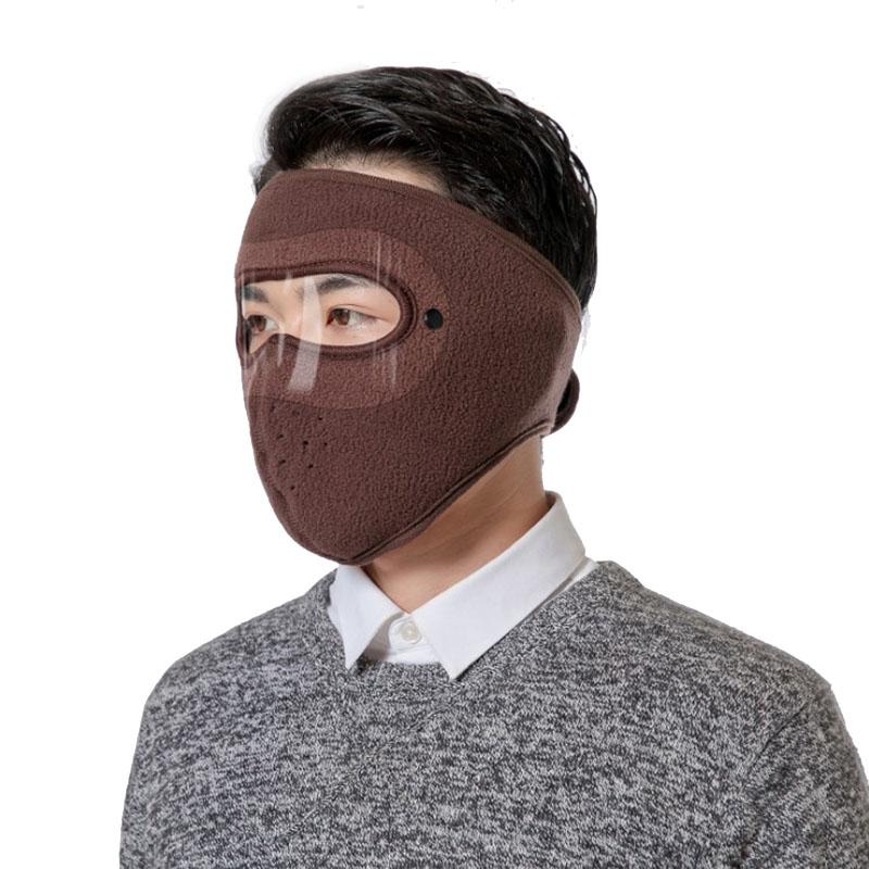 Outdoor Winter Warm Full Mask Cyklistická Větruodolná odnímatelná maska na brýle