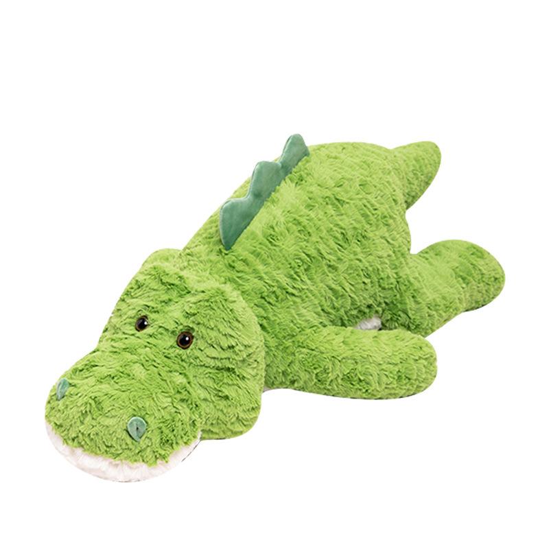 Cute Animal Crocodile Throw Pillow Plush Toy Doll Lying Down Fox Dog Doll Girl Soothing Doll