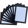 Magnetic Picture Frames with Black Border(4"X6",10 Pack),Magnet Photo Frame Pockets/Postcard Holder,Decorations for