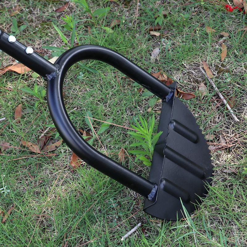Manual Half-Moon Serrated Edging Shovel for Gardening