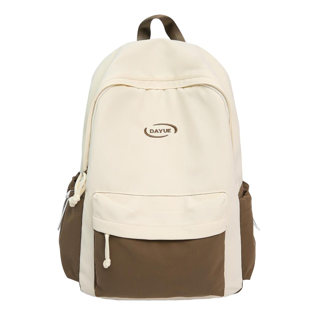 Schoolbag1011 new large-capacity schoolbag contrasting color high value high school student college student backpack fashionable commuter leisure bag