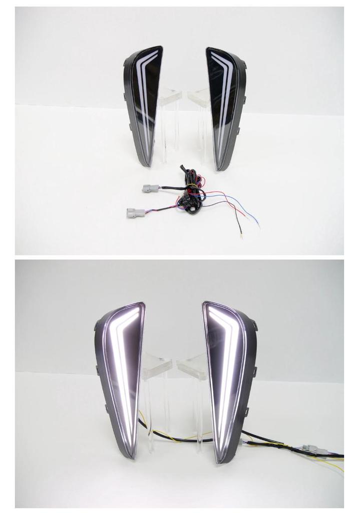 Flowing LED Daytime Running Lights for 2019-2023 Toyota Prius