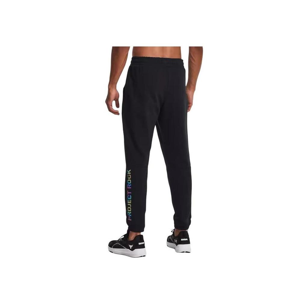 Under Armour Project Rock Knit Tapered Pants Men Black 1380158-001