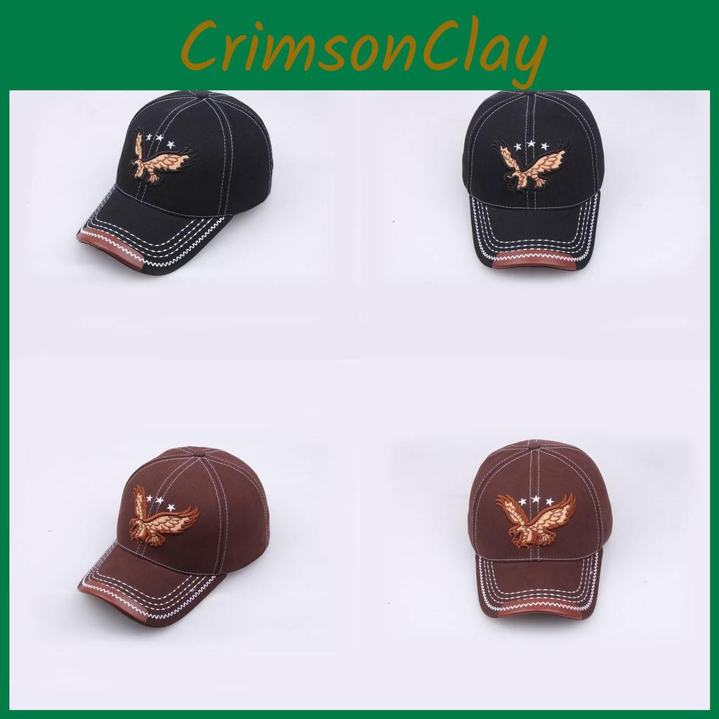 Baseball Eagle Embroidered Caps Spring Summer Outdoor Sunshade Sports Hat Women