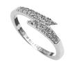 Harry Potter sterling silver Deathly Hallows Ring with crystal Elements small (J)