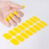 16Tips White French Semi-Cured Gel Nail Patch Sliders Full Cover Gel Nail Stickers For UV Lamp Adhesive Decals Manicure Patch #7
