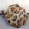 Chip 'n' Dale Themed Automatic Opening and Closing Umbrella, Brightly Colored 8-rib Portable Umbrella, Suitable for Men and Women, A Perfect Gift for