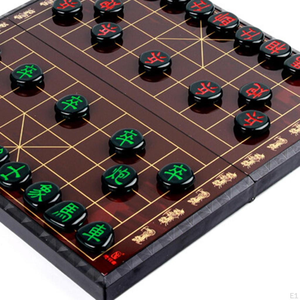 Grand échiquier chinois, jeu de société compact Xiangqi, jeux éducatifs