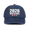 Casual 2026 Football Themed Baseball Cap Adjustable Versatile Sun Visor Embroidery Letter Breathable Peaked Hat Unisex
