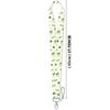 Cute Bow Pattern Lanyard with Clear ID Badge Holder Detachable Durable Strap for Outdoor Activity Pass Office Work Use