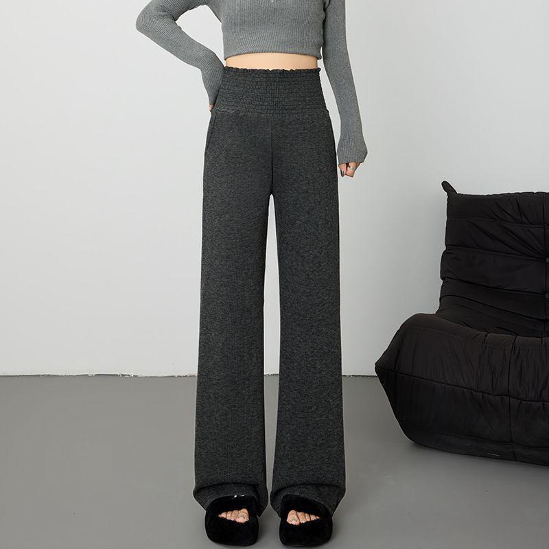 

Maternity Wide-Leg Pants - Sticky Rice Design for Comfortable Spring & Autumn Wear - Non-Constricting Belly Support for Pregnant Mothers M 85-115 cm