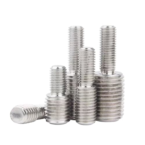5-Piece Stainless Steel Conversion Bolts, Male to Male, M3, M4, M5, M6, M8, M10, SUS304, for Furniture Repair (M4x10 to M8x10)