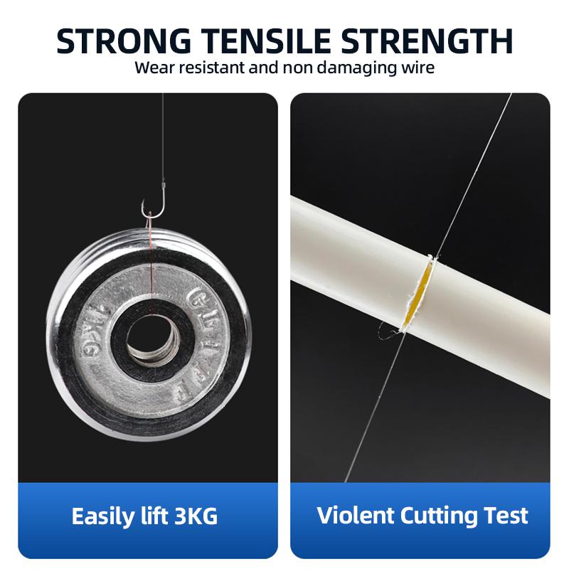 Wild Fishing Lake Giant Fish Hooks Tied Sub-line Double Hook Finished Anti-winding Hook Set Fishing Gear Hook