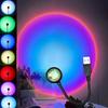 Creative Wall Projection Decor USB LED Sunset Photography Light For Photo Studio Selfie Living Room Wall Projector Room Decor