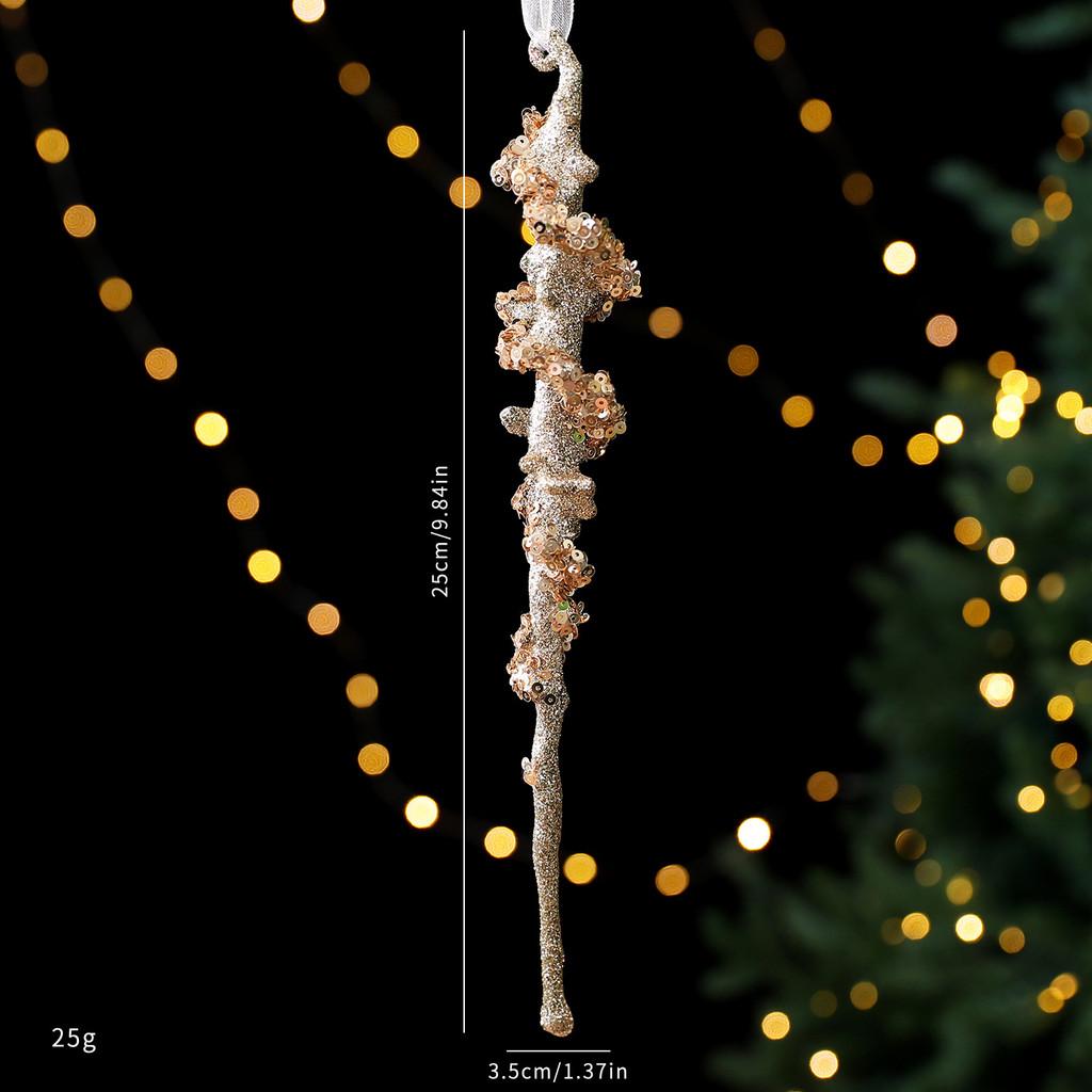 Christmas Scene Decor With Pc Snowflake And Reindeer Ornaments For Holiday Party