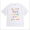 Minimalist Korean Positive Letter Print Graphic T-Shirt, Casual Loose Short Sleeve Tee for Women Men Y2k Top Aesthetic Tops
