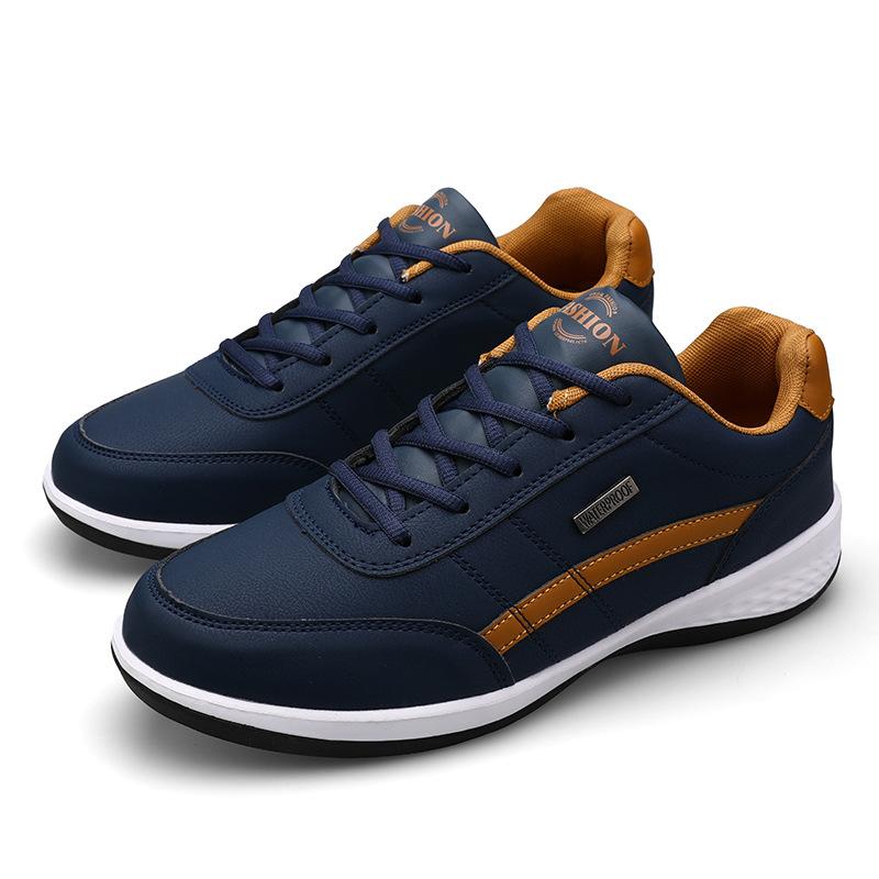 Men's Shoes Large Size Leather Sports Shoes Casual Student Board Shoes Running Shoes Size 48
