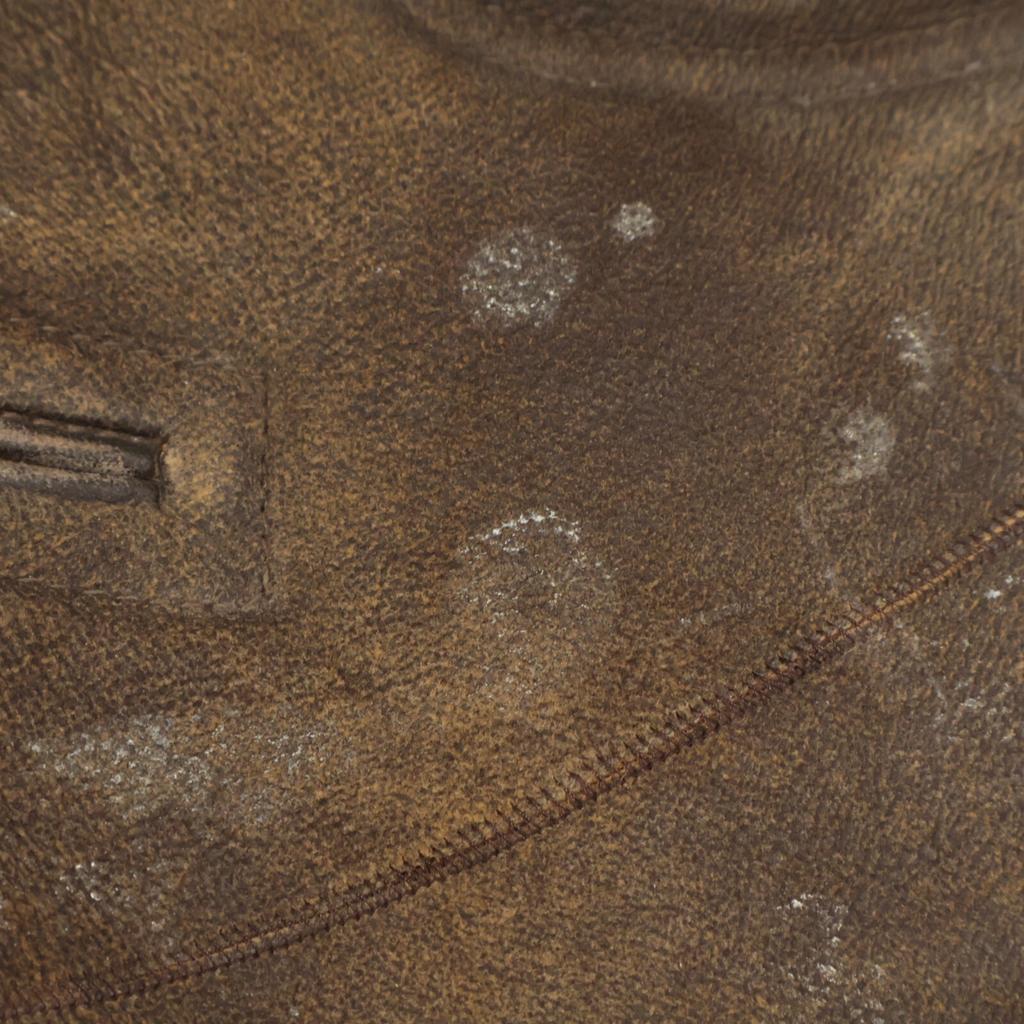 RRL Domestic Genuine Shearling Toggle Mouton Leather Coat M BrownUsed