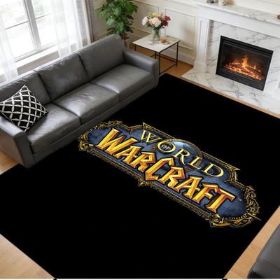 Crystal Velvet Rug Soft Non Slip Indoor Floor Mat Home DecorWorld of Warcraft