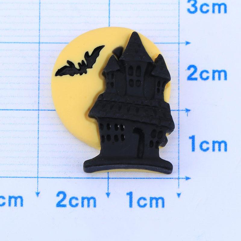 10pcs Cartoon Ghost Pumpkin Collection Flat Back Resin Halloween Party Decor DIY Scrapbooking Craft Decoration Accessories