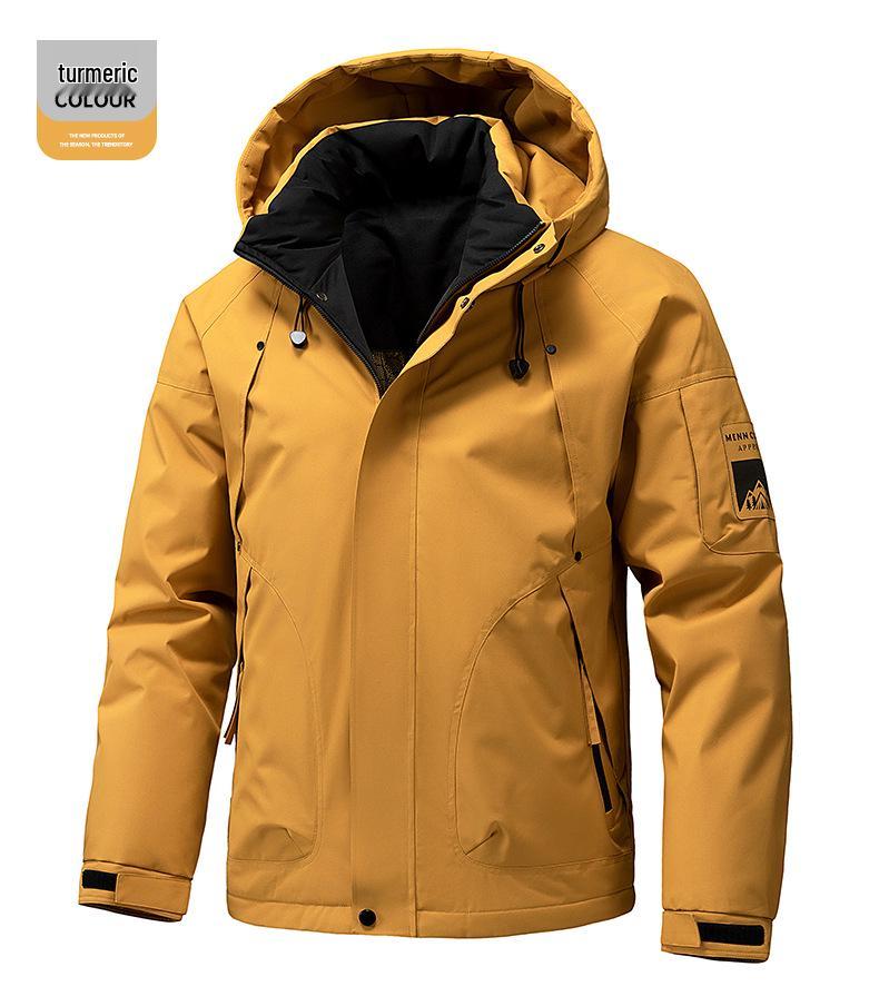 Men's Winter Windproof Graphene Jacket - Thickened Cotton Warm Wear