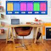 Storage Pocket Chart, Wall Storage Pocket Chart for Children Drawings,
