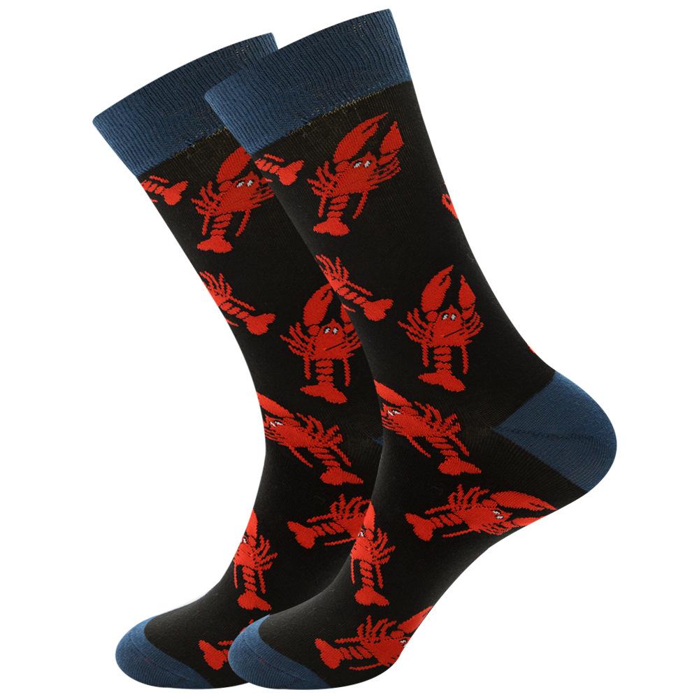 New INS beer corn men's and women's socks watermelon  dog sushi tide socks  dog socks comfortable breathable socks