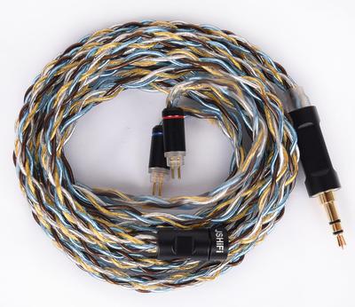 Για Αντικατάσταση Σπάνιας Γαίας Κράμα Χαλκού Χαλκός Furukawa Στερεοφωνικό Καλώδιο Ακουστικών Αναβάθμισης CIEM Καλώδιο Αντικατάστασης Ακουστικών σε [JSHiFi-Quartet] Καλώδιο 2-Pin 3.5mm,