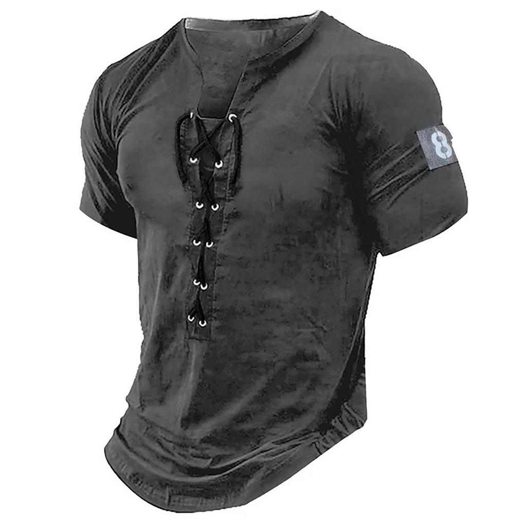 Men's Short Sleeve Graphic And Embroidered Fashion T-Shirt Spring And Summer Short Sleeve Printed