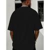 European Size Men's Y2K Snake Bone Pattern Letter Print Short Sleeve T-Shirt