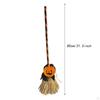 Halloween Witch Broom Cosplay Props 80cm Tall Auto Rotate Decor Flying for Festival